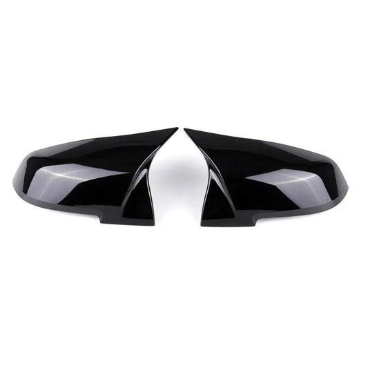 BMW Mirror Caps – Gloss Black / Carbon Fiber Finish