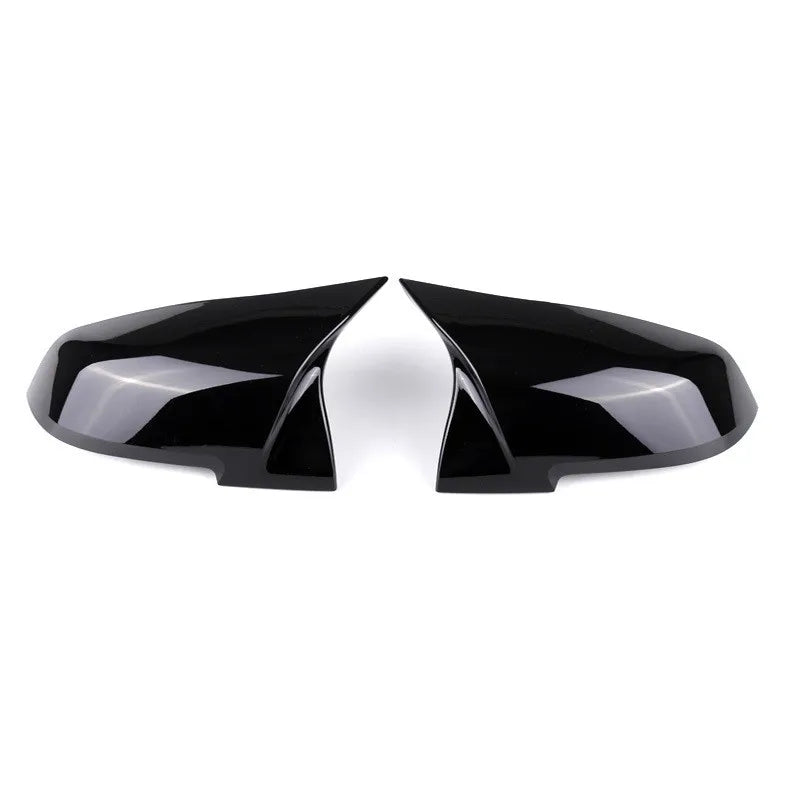 Coques de rétroviseurs BMW – Finition noir brillant / fibre de carbone